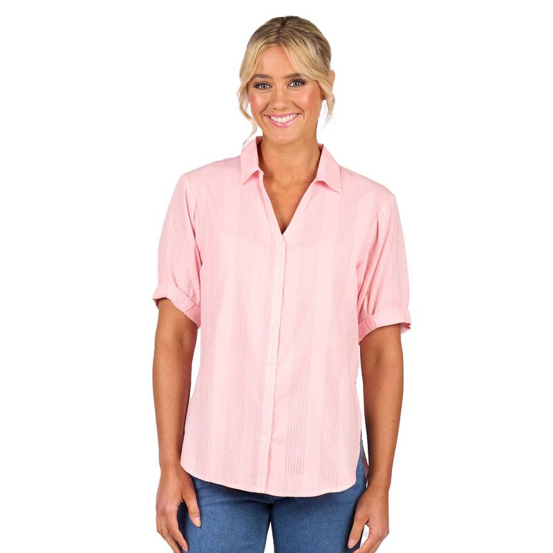 Vassalli Dropped Shoulder Shirt With Rounded Hem image number 4